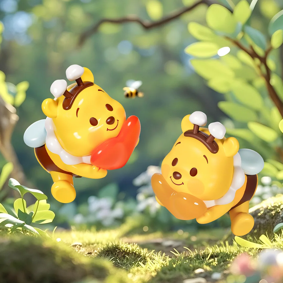 

Горячий мультфильм аниме Винни поиска для медовой серии слепая коробка игрушки магнитный притяжение модель коллекция орнамент подарки для детей