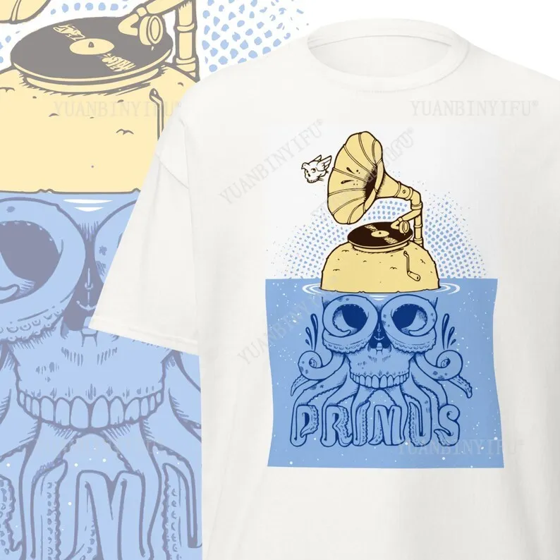 

Primus Band T-Shirt: 90s Funk Rock Graphic Tee Graphic t shirts Unisex cotton Vintage round neck Streetwear Tees Short Sleeve