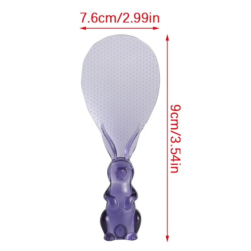 1 Stuk Konijn Lepel Staande Konijn Rijstschep Rijstkoker Rijstlepel Creatieve Antiaanbaklaag Rijst Cartoon Rijstlepel