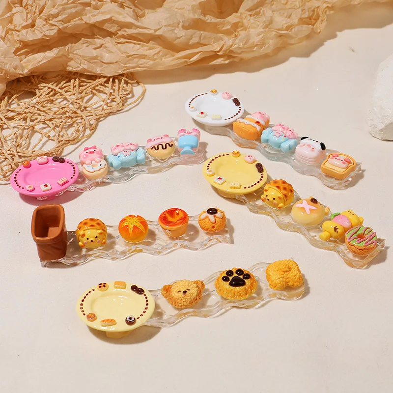 5 Grid 12X2.9CM Mini Cartoon Palette Pen Rest Holder Stand Animal Nail Brush Holder Multiple Colors Multifunctional Pen Holder