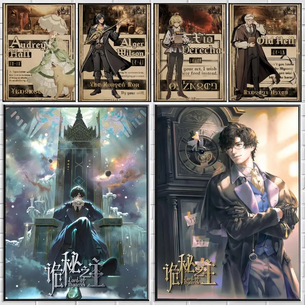 Anime Lord of the Mysteries Poster Stylish Wall Art for Bedroom Living Room Bar Café Home Decor Gift