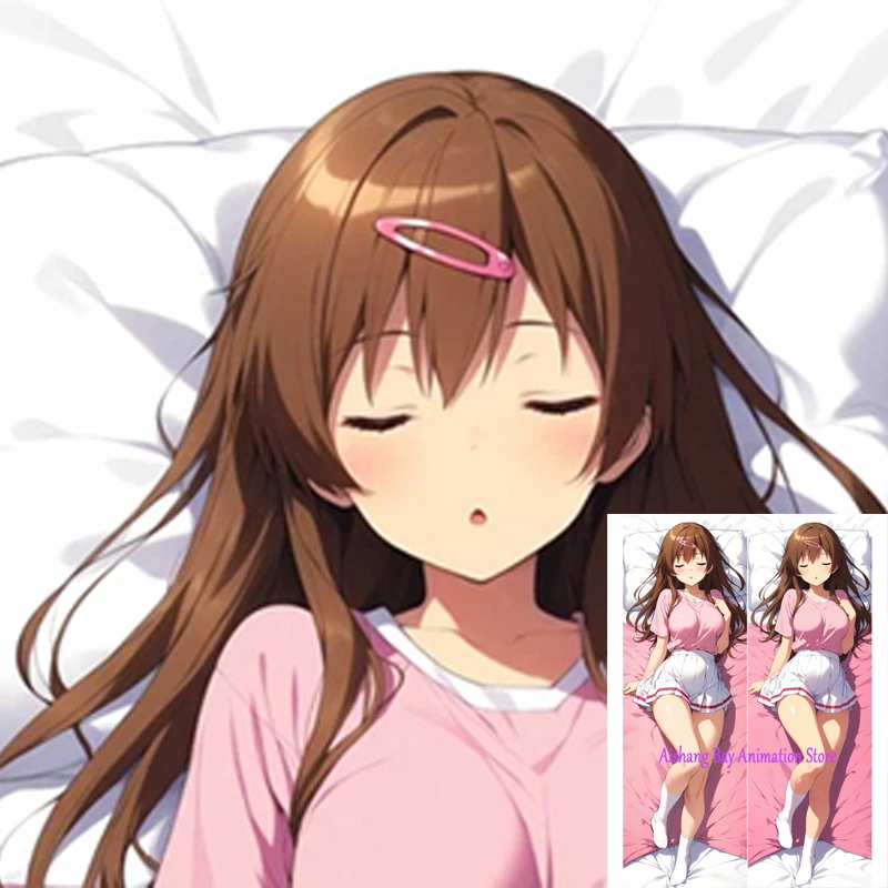 

Dakimakura Anime Nibutani Shinka 2 Side Printed Hugging Pillowcase Cushion Bedding Decor Pillow Cover