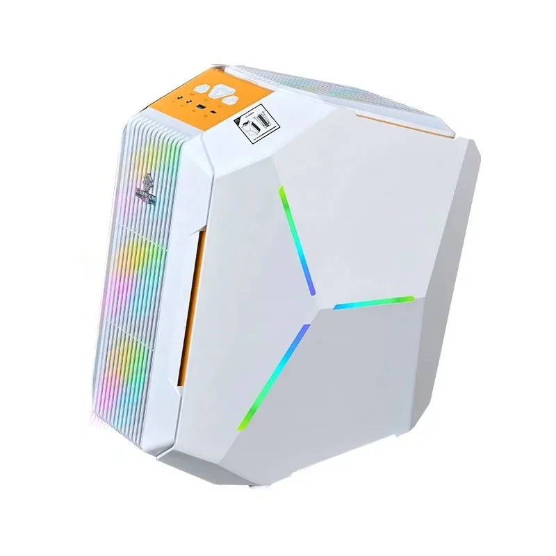 Lovingcool Fast Delivery Desktop Micro ATX ITX Gaming Computer Cases Mid Tower PC Cabinet Case RGB Tower Support 120mm ARGB Fans