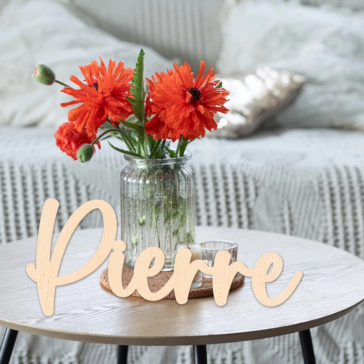 

1 pc pretty Broken Heart fonts Wood Material Wooden Sign Personalized Name Charming Home &Holiday Decor for Front Porch, Yard