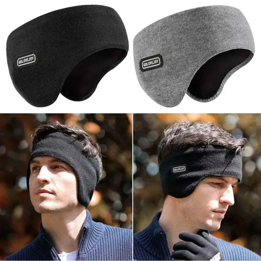 للجنسين الشتاء الأذن يفشل طبقة مزدوجة يندبروف الحرارية تدفئة الأذن سميكة الباردة واقية كامل التفاف عقال للرياضة في الهواء الطلق