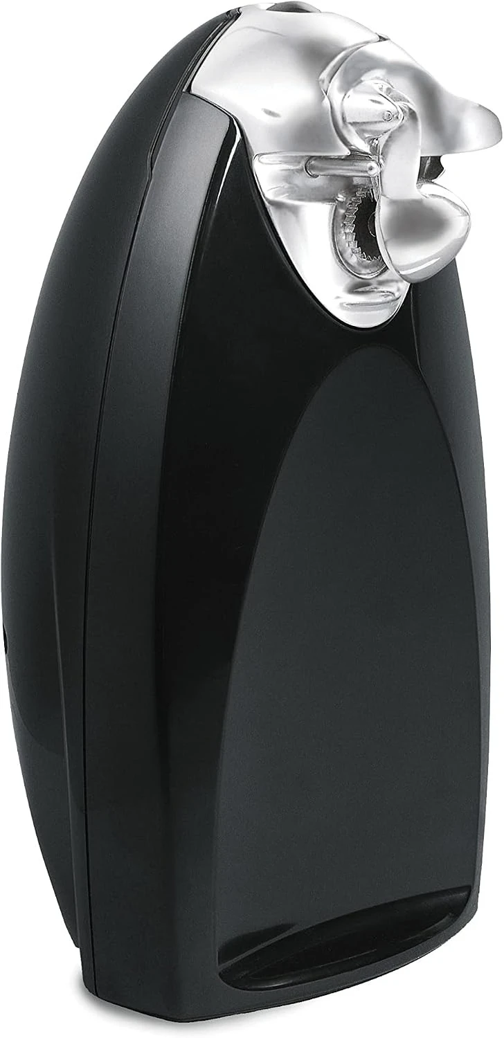 Tall Auto Tin Shearer Stainless Steel Extra Tall Size One-Touch Auto Stop Smooth Edge Hands-Free All Season Black