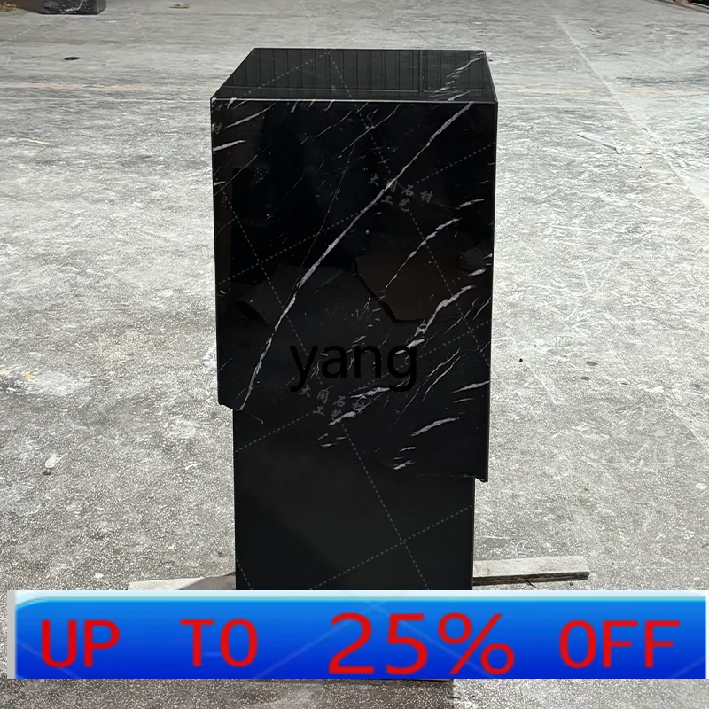 

CX art sculpture table base black and white root natural marble modern home decoration
