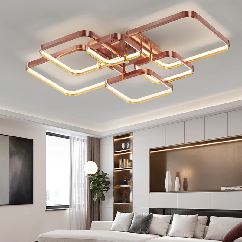 

2022 New Living Room Chandeliers High-grade Aluminum Hall Ceiling Lamp Bedroom Lamp Modern Whole House Package Lamp Combination