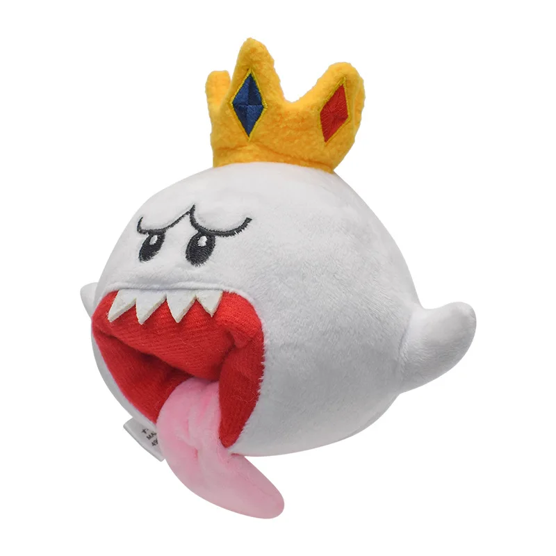 17cm Cartoon Anime Super Mario Cute Boo Ghost King Action Figure Kids Toys Soft Doll Ornament Gifts For Children Collection