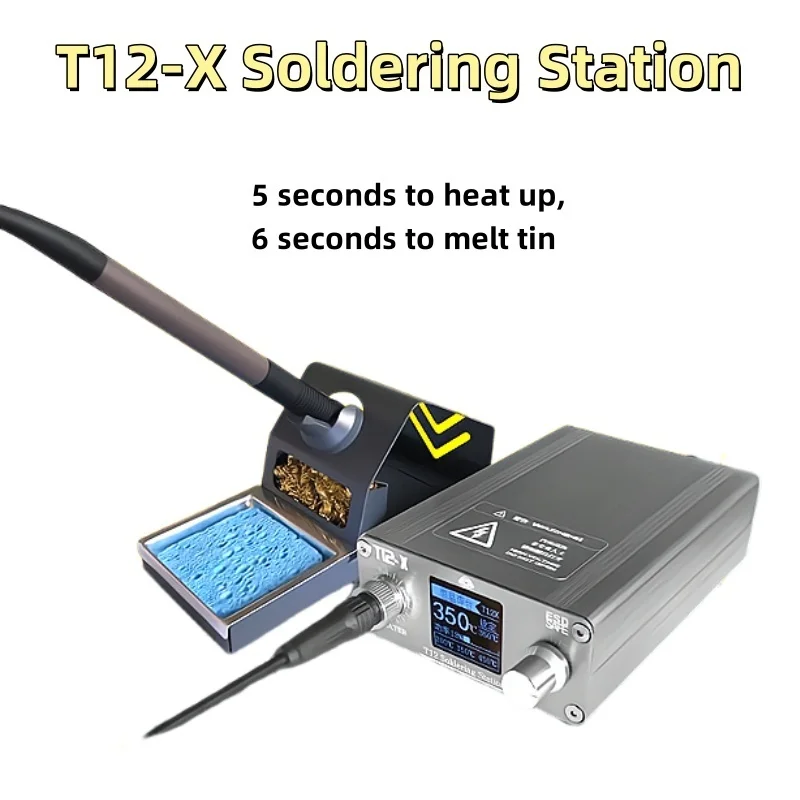 OSS T12-X Intelligent Constant Temperature Professional Soldering Station For PCB Repair Mobile Phone Board Welding Repair Tools