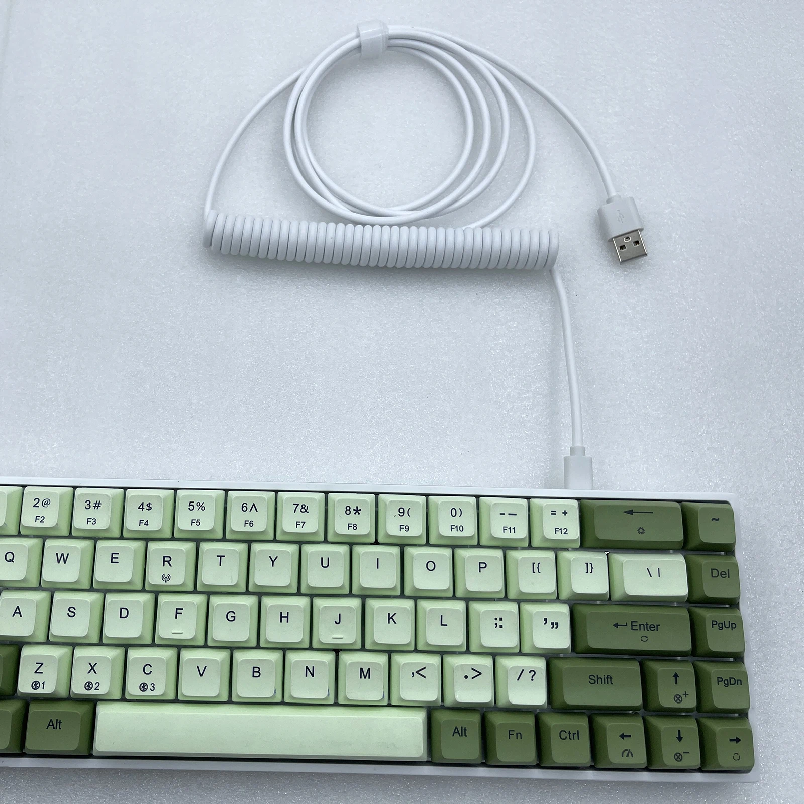 Coiled Type-C to USB Mechanical Keyboard Cable