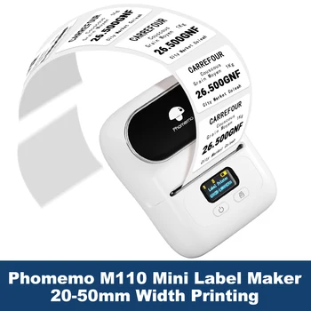 Phomemo Label Printer M110 Label Maker Barcode Label Printer for Address, Barcode,…