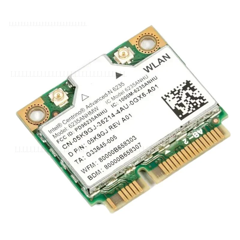 Placa de cartão sem fio A + WIFI para Dell Latitude 3330 Latitude E6540 E6440 XPS 13 L322X 6235ANHMW 05K9GJ G33645-004