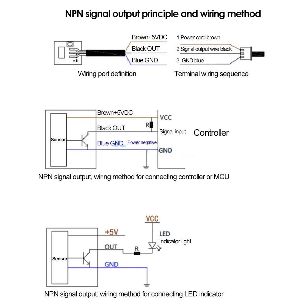 Sensor de nível de água líquida capacitiva sem contato, módulo detector para placa Arduino, saída NPN, DC 5V, novo