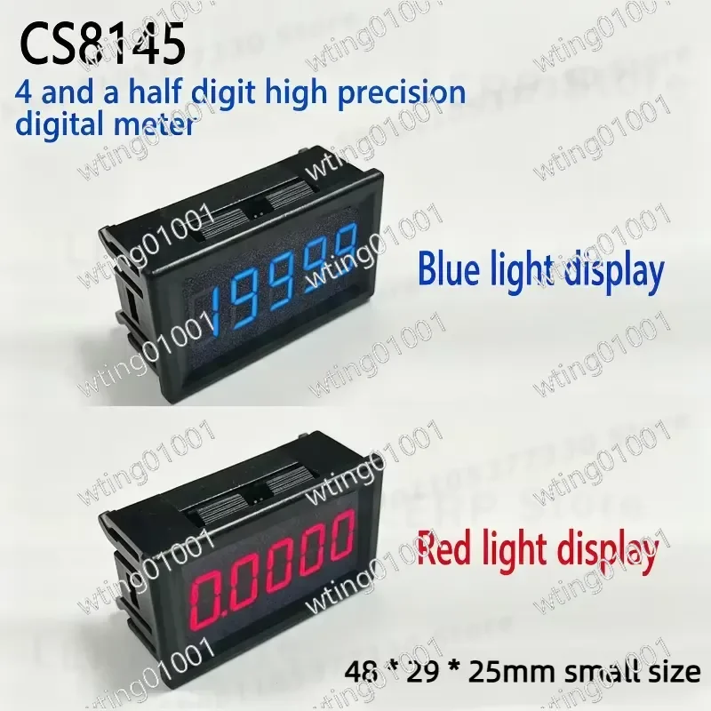 for 8145 Compact 4.5 Digit Digital Current Voltage Tester High Accuracy Milliampere Measurement Miniature Panel Gauge