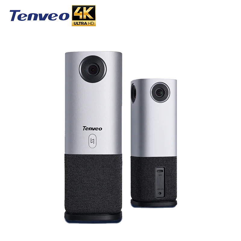 Portable 4K All-in-One Speaker Sound bar 360 Degree Panoramic Video Conference Camera for Meeting