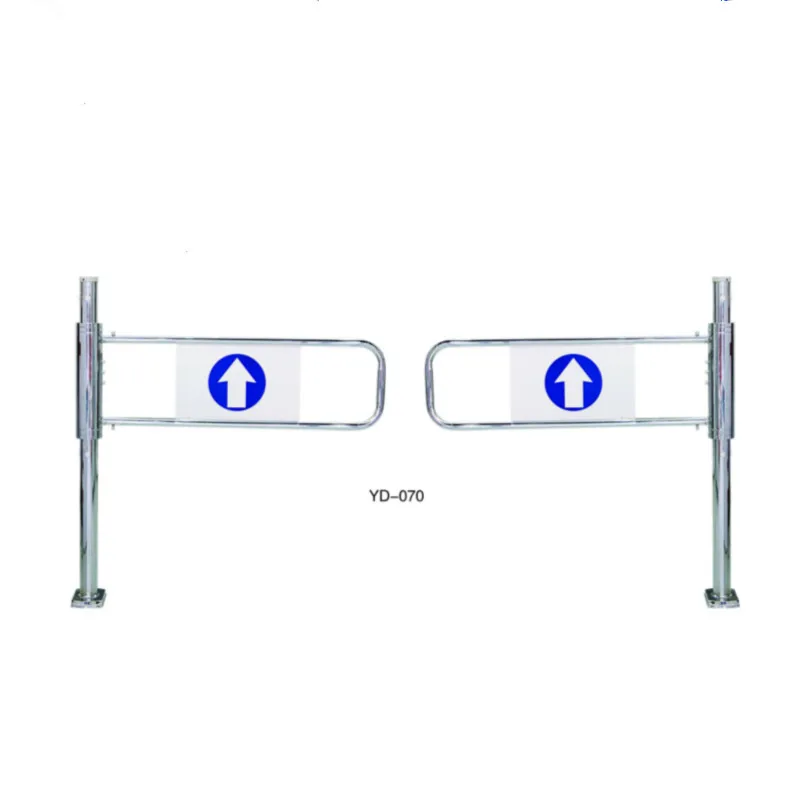 Turnstile Single Sided Entrance and Exit Machine , Gate Supermarket Waist Height Tripod