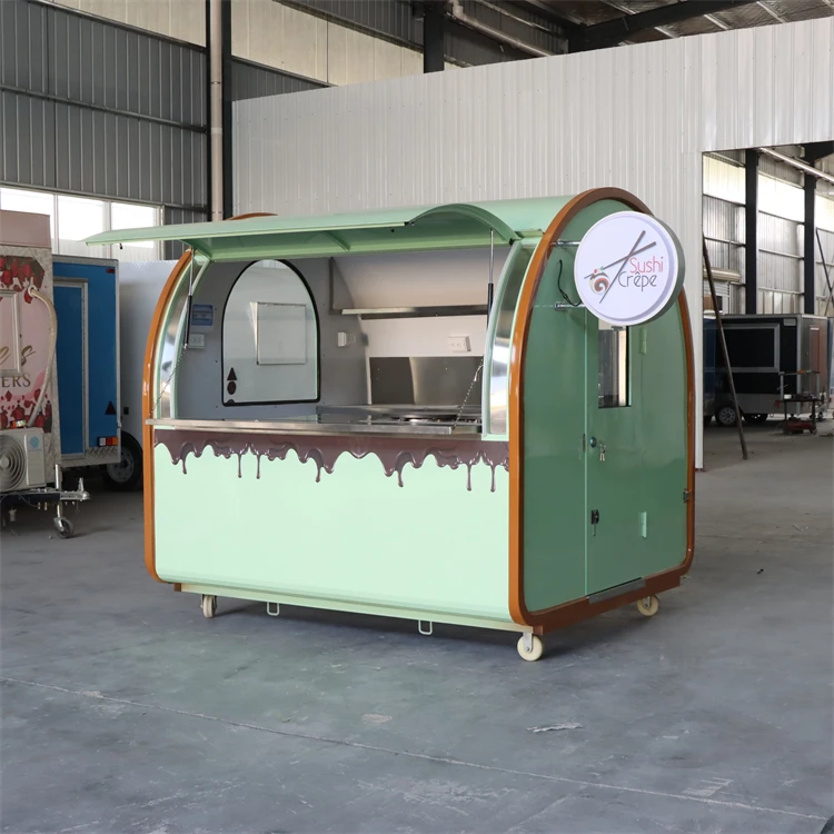 USA standard set kiosk custom OEM LOGO commercial equipment set up fast food container house