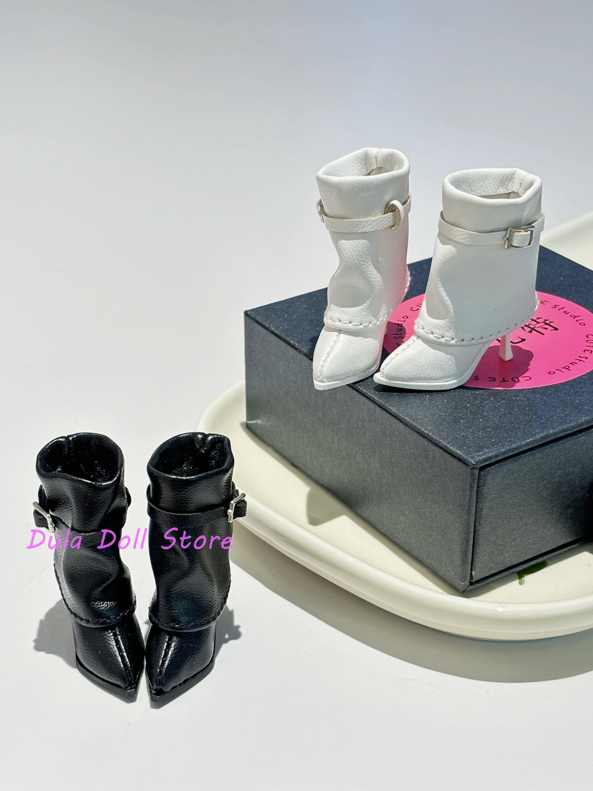 

2026 Dula Doll Туфли-ботинки с острым носком для кукол Blythe, Landazz, Landoudou, ob24, ob22