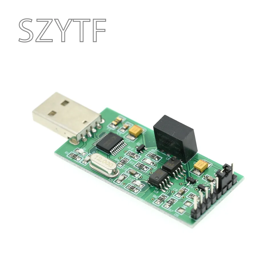 High-speed isolation USB to TTL serial power supply optocoupler isolation 3.3V 5V TTL output CH340 module