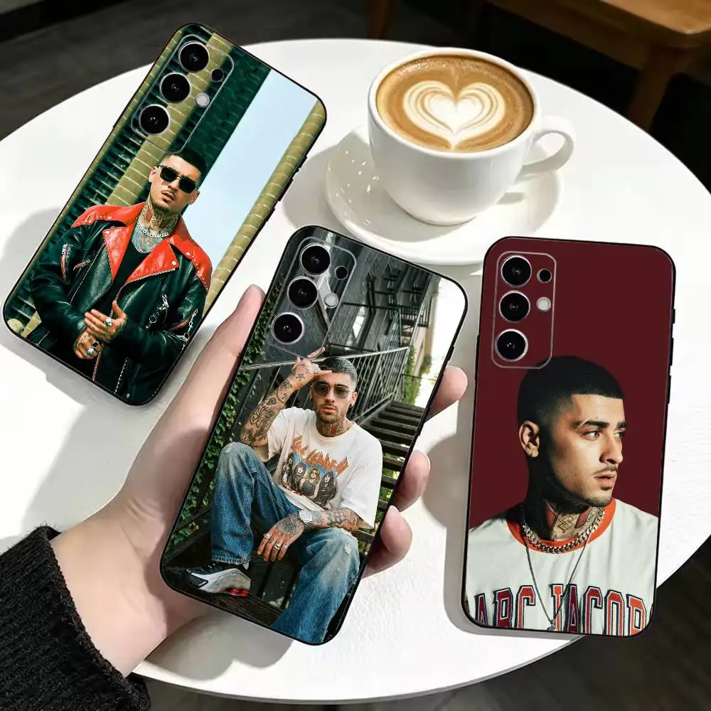 Singer Z-Zayn Malik  Anti-drop Soft Silicone Case for Samsung S26 S24 S23 S22 S21 Ultra Plus FE Lite Black
