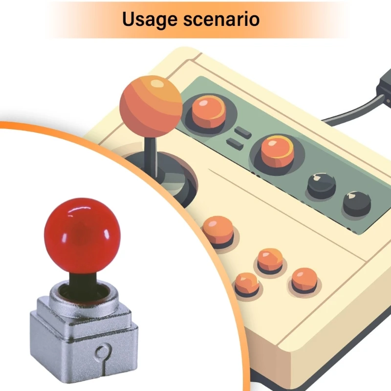 Винтажный игровой джойстик K20, металлический колпачок для настраиваемых механических клавиатур