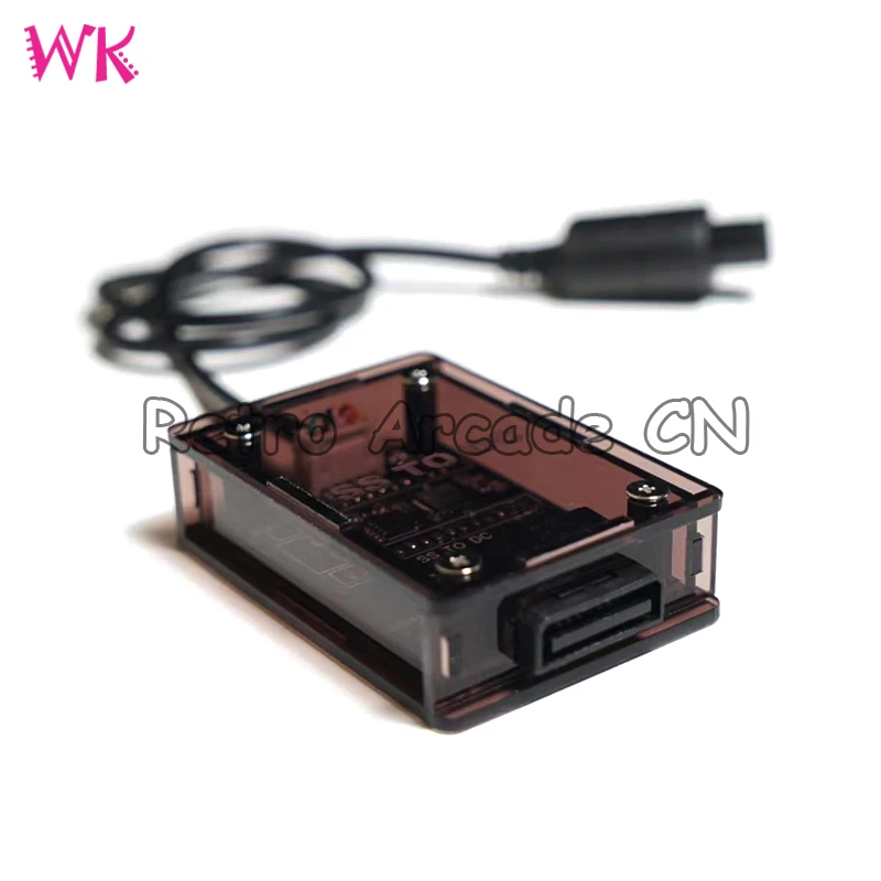 Saturn Gamepad to Dreamcast Converter 레트로 아케이드 게임 비디오 게임 어댑터(200 메모리 카드 공간 포함)