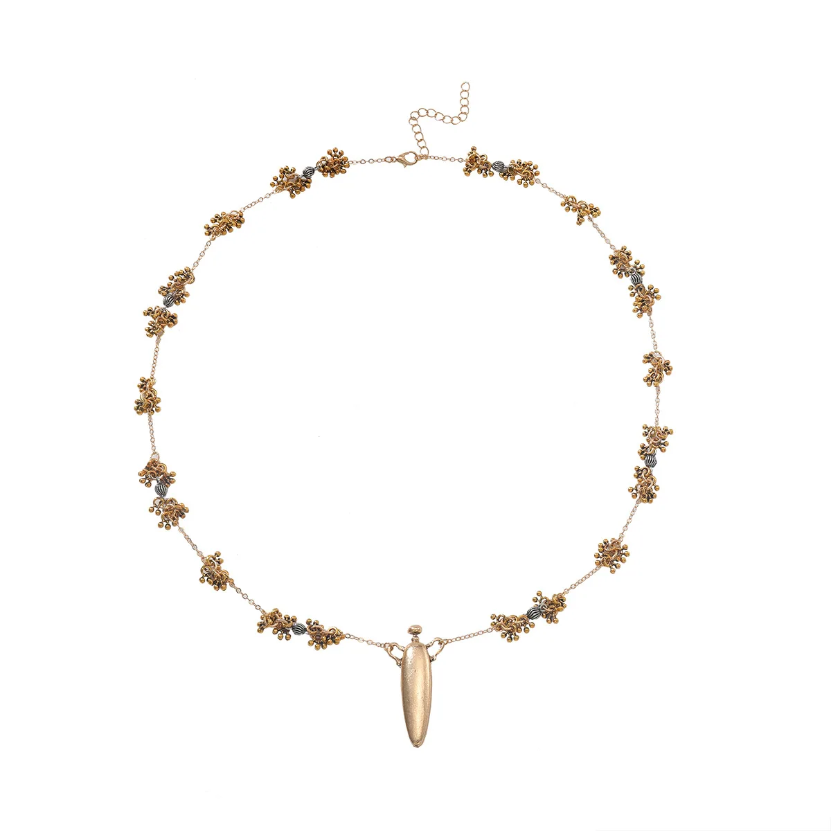 

ZAA Statement Irregular Metal Pendant Necklaces Vintage Chains Choker Jewelry Charms 2025 Trendy Woman Holiday Party Accessories