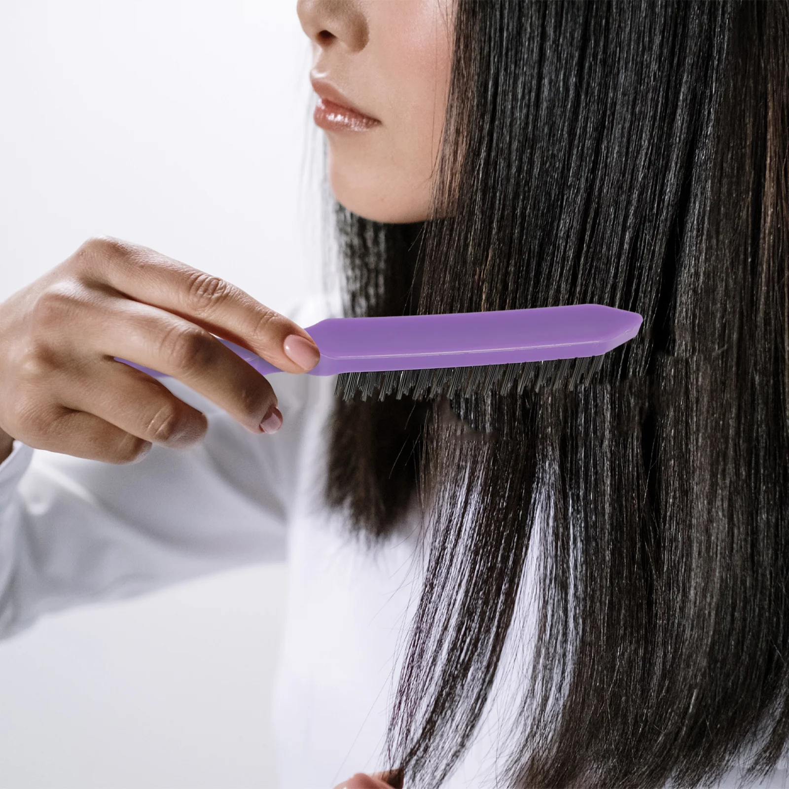 

6Pcs Foldable Hair Comb Premium Material Dual-Sided Teeth for Styling Travel Compact Design Long-Lasting Use Flat Top Comb