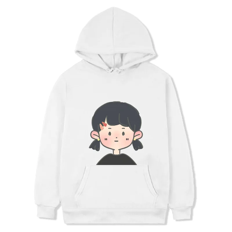 

Couple Cartoon Anime Hoodie Kawaii Pattern Printed Hoodies Female Winter Women Hoodie Boyfriend Creative Keep Warm Sweatshirt