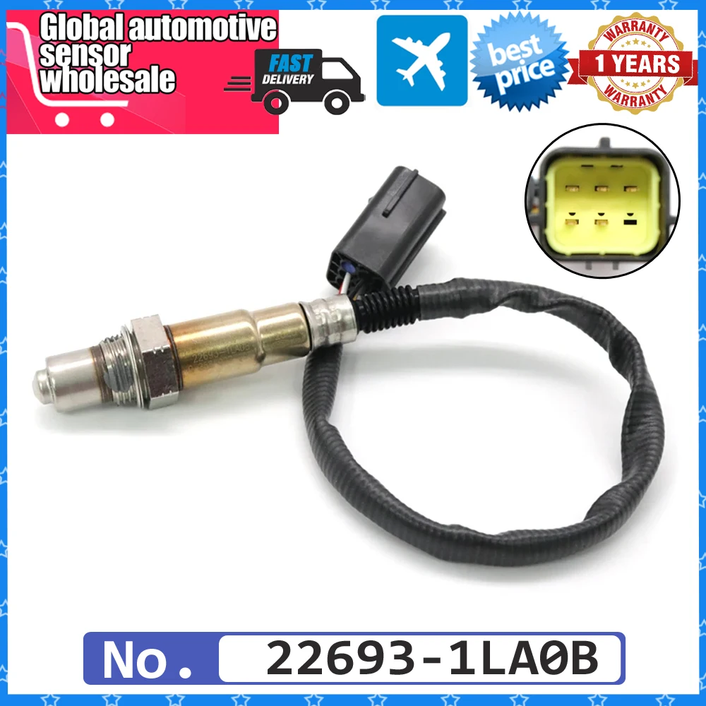 

NEW 22693-1LA0B Lambda O2 Oxygen Sensor Air Fuel Ratio Sensor Car For Infiniti QX56 QX80 Nissan Patrol III VI 2010 0258027006