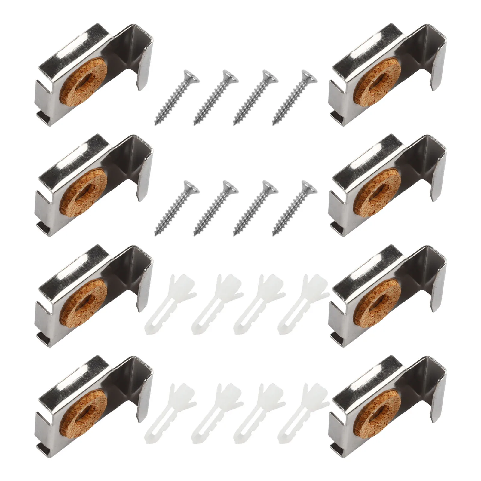 For Hanging Pictures Metal Mirror Bracket Kit Heavy-Duty Mirror Brackets 31*24*7MM Complete Mirror Installation Kit
