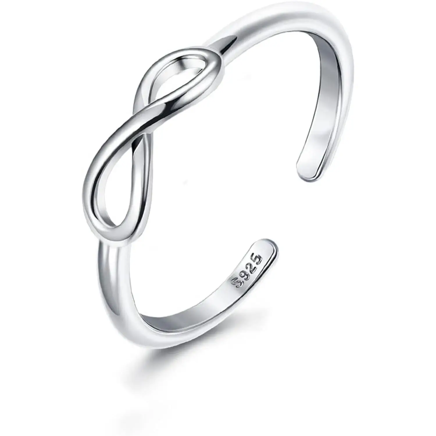Women's 925 Sterling Silver Vintage Adjustable Toe Ring