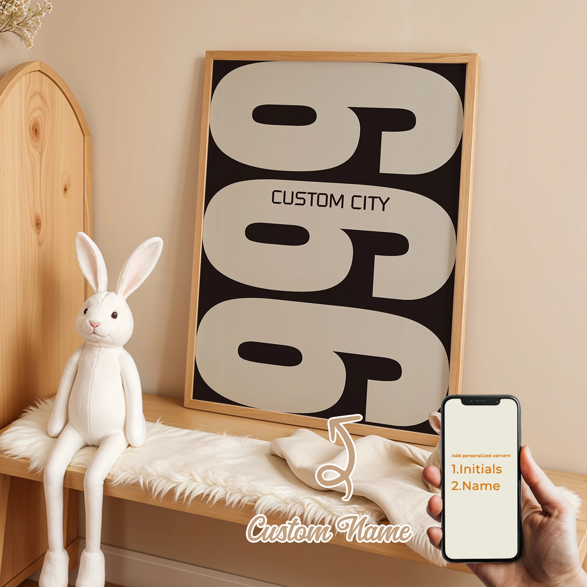 Personalized Custom Custom City Postcode Wall Art Print Picture Canvas Poster Painting For Living Room Home Decor Gift