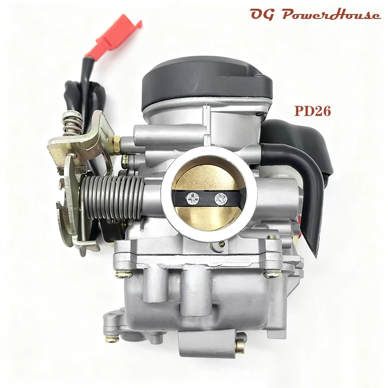 

Motorcycle Parts PD26 Carburetor Suitable For ATV Quad Go Kart Dirt Bike CVK125cc CVK26 Cable Manaul Choke Vacuum Carburetor