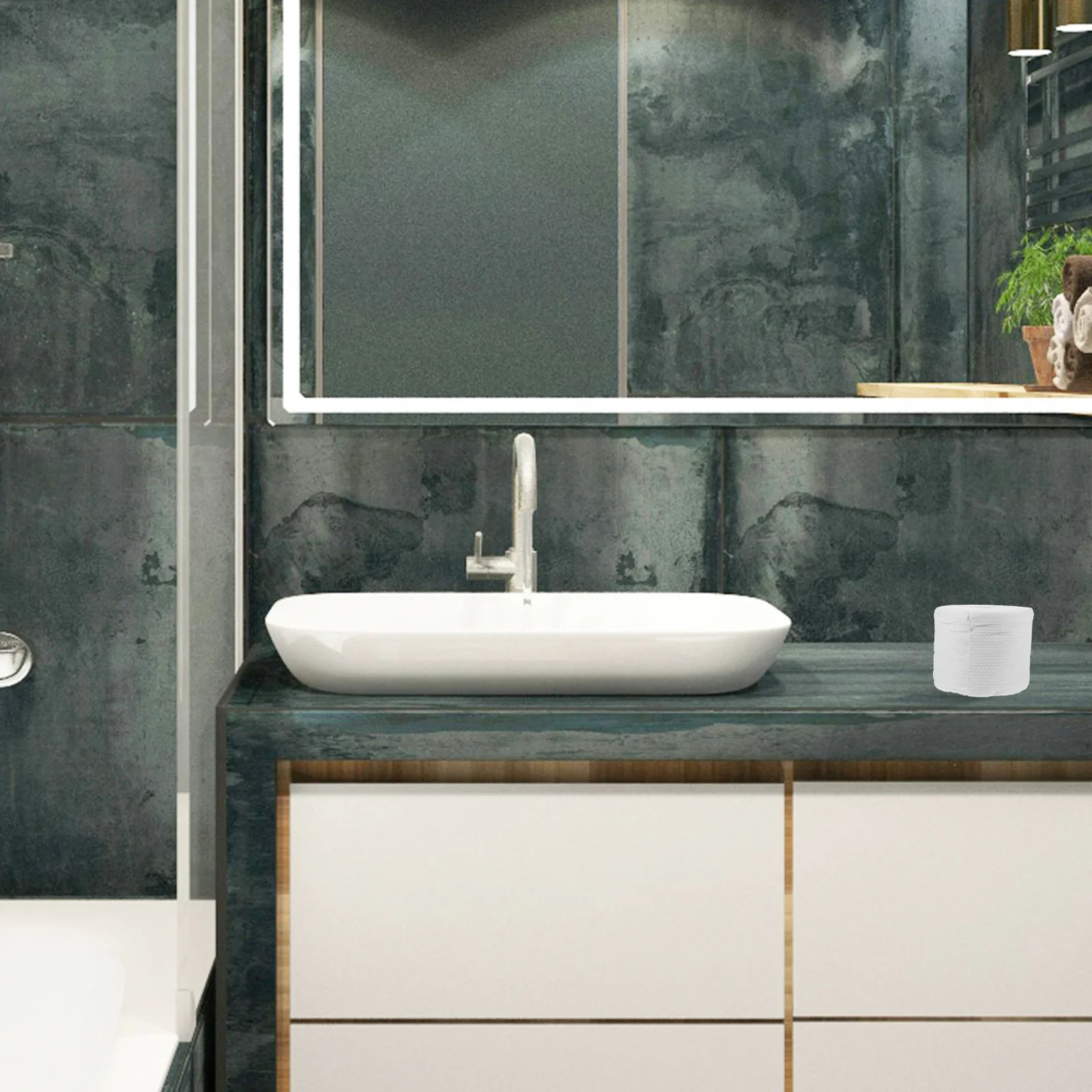 1 롤 두꺼운 면화 페이셜 타올 메이크업 제거를위한 부드러운 일회용 수건 페이스 클렌징 매일 사용 티슈