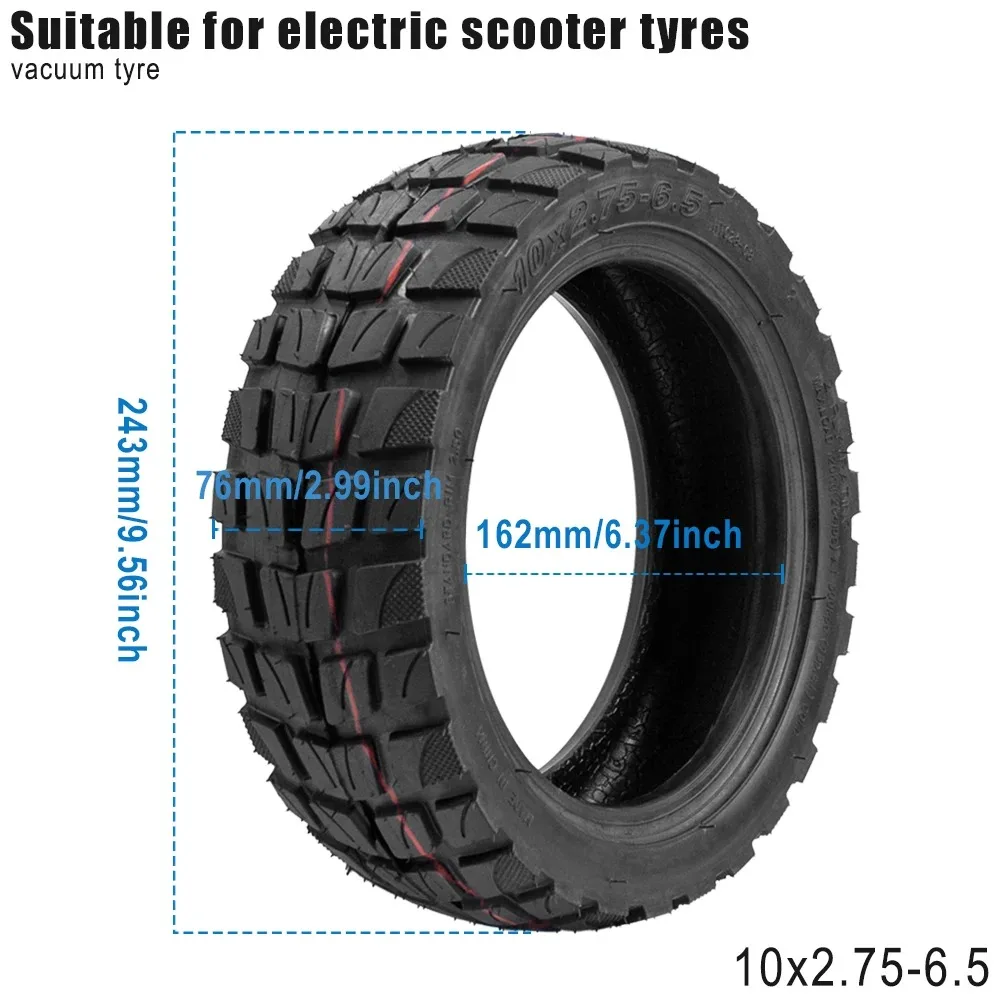 10x2.75-6.5 Schlauchloser Reifen für IScooter IX3 IX4 IX7 Pro Elektroroller, verschleißfester Vakuumreifen für Offroad-Einsatz, Ersatzteile – Detail 1