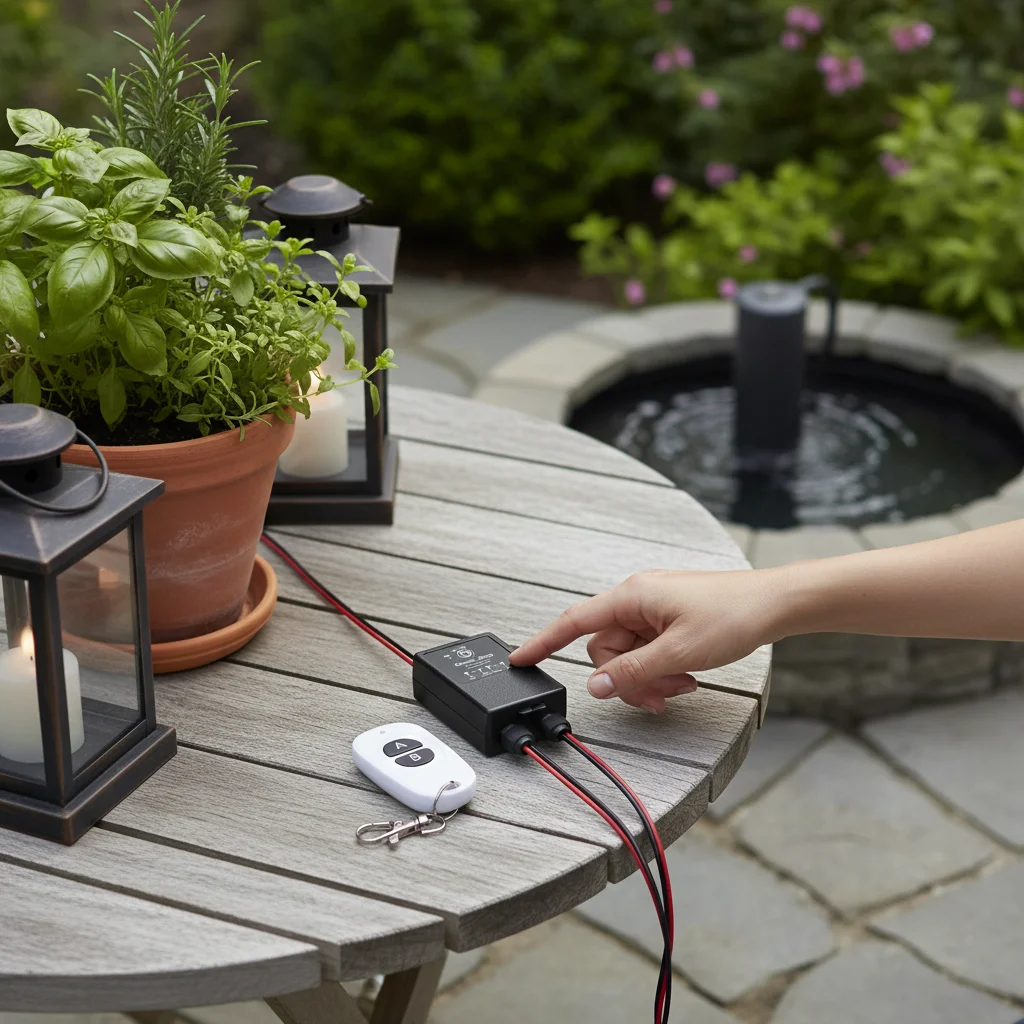 

8*5,6*3,3 см DC12V DC12V пульт дистанционного управления водонепроницаемый беспроводной релейный переключатель для гаражных ворот/насоса/солнечника 2025 новый