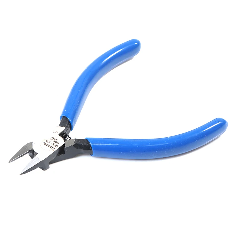 

Blue Handle Model Tool Precision Diagonal Pliers Thin Blade Cutting Nozzle Cutter For Model Toys Hand Tools Random Packaging