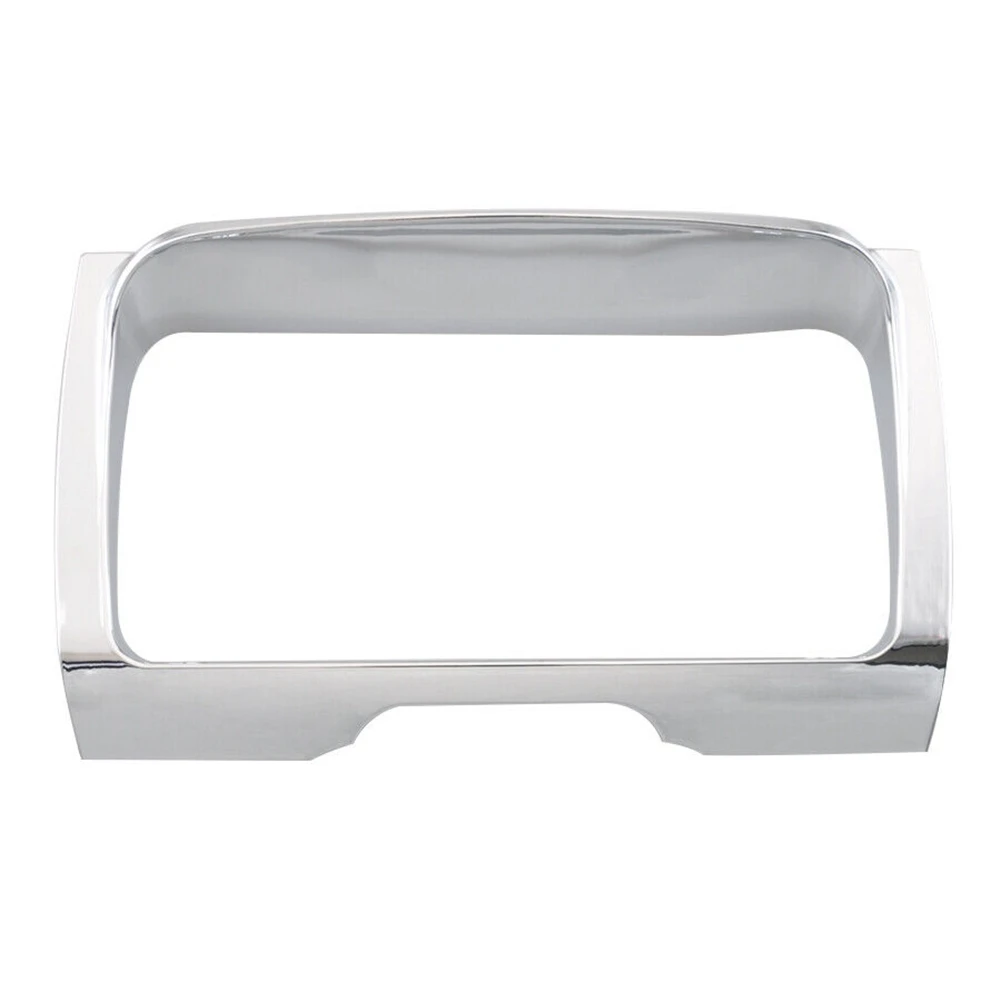 Reliable-5Pcs Chrome For NEW Motorcycle Inner Fairing Tri-Line Gauge Stereo Bezel Trims Panel For- Street Glide Tri Glide