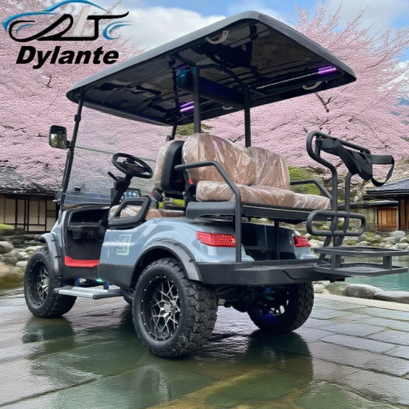 

Brand New Street Fashion Electric Golf Cart Good Price Luxury Lithium Battery 4 Seater Custom Golf Kart Free Custom Color