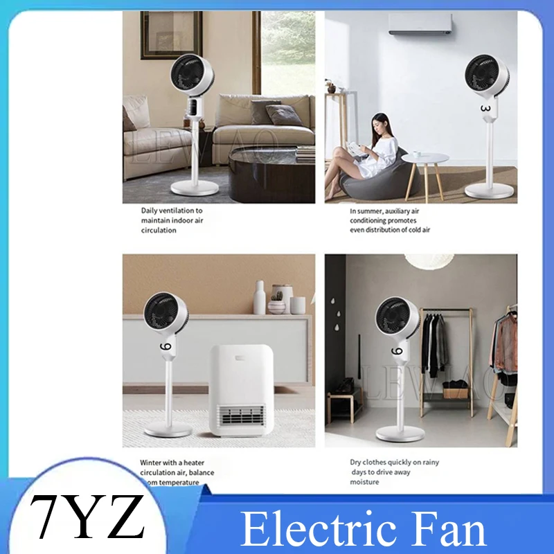 Oscillating Adjustable Pedestal Fan With 3-Speeds Stand Fan for Home Electric Fans Cooling Appliances