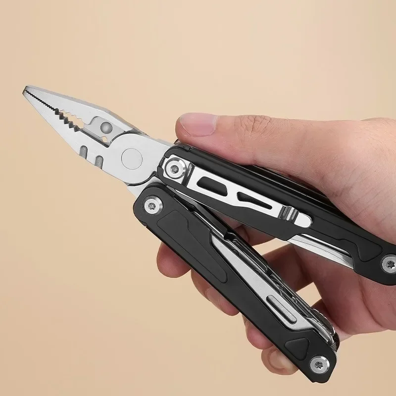 

Multifunctional pliers knife saw scissors combination creative tool outdoor camping portable repair