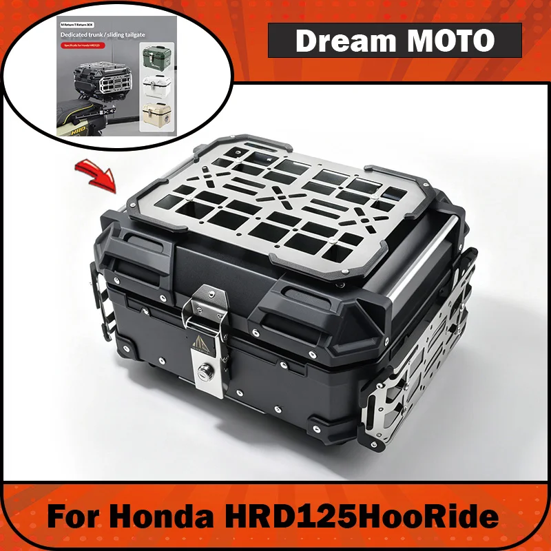 【Premium】For Honda HRD125HooRide modified trunk sliding tailstock motorcycle trunk accessories