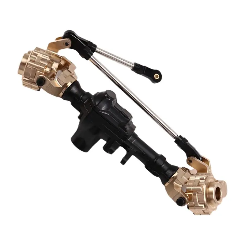 FBIL-RC Car Upgrade Brass Front Axle Housing For Wltoys 1/10 104006 104010 104020 104026 RC Car Upgrade Accessories