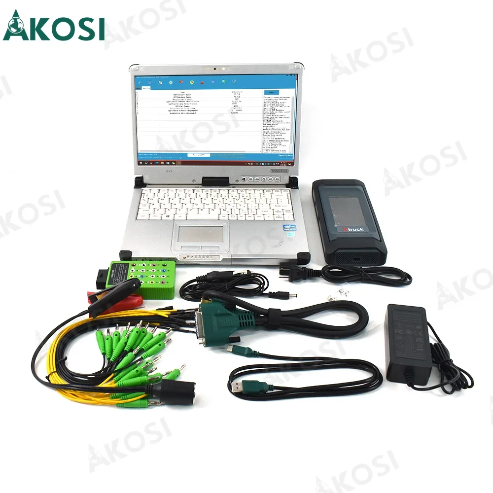 Xtruck Chassis Inspection with ZF Function Fast Eaton SINOTRUCK WABCO KNORR Special Inspection Diagnostic Tool with CFC2 laptop