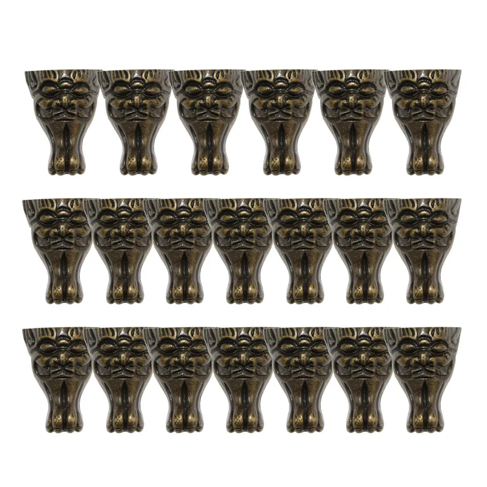 

20Pcs Zinc Alloy Beast Head Sofa Legs Bronze Replacement Furniture Support Feet for Bed Chair Ottoman Couch Sofa Support Legs