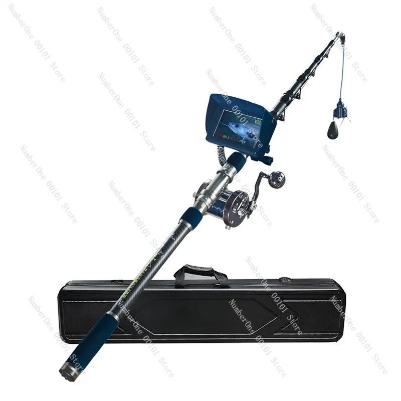 

New Visual Anchor Fishing Rod, High-Definition Video, Full Set with Muddy Night Vision, Automatic Fish Attraction