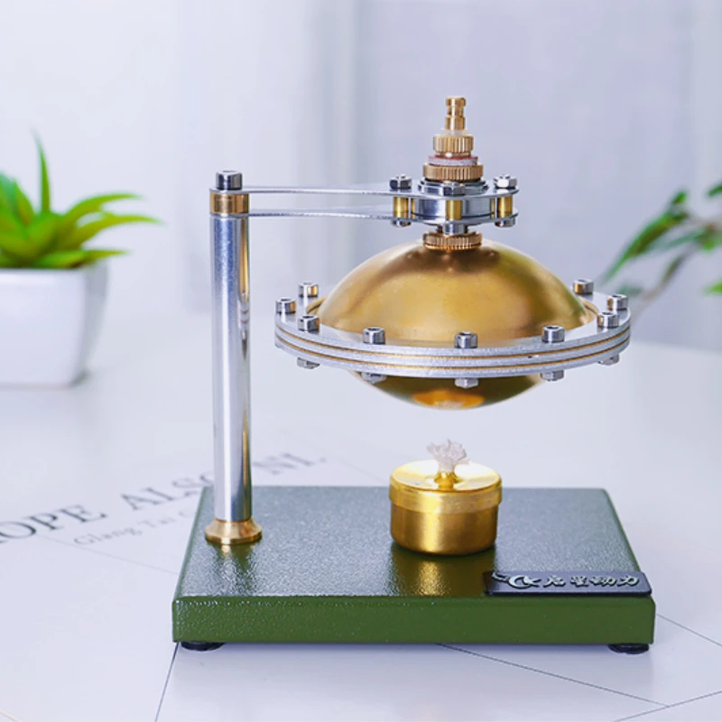 

DIY Full Metal Steam Engine UFO Model Is A Science Experiment Educational Engine Toy Suitable for Assembling with Kids