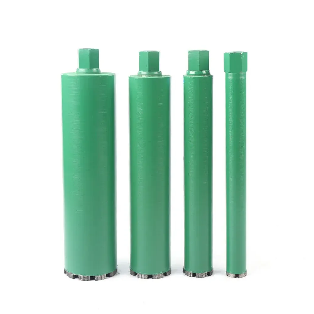 ​​4PCS Wet Diamond Core Drill Bit Set 1.73 2.5 3.5 4.4 Inch for Concrete Brick Masonry American Thread No Adapter Needed​​